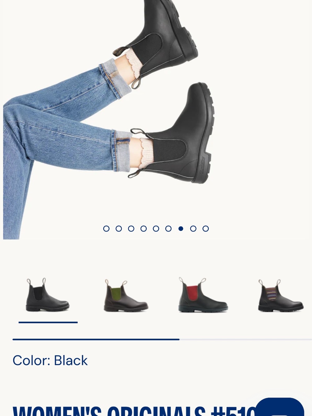 Blundstone originals #510 Black Chelsea Boots - Picture 2 of 8